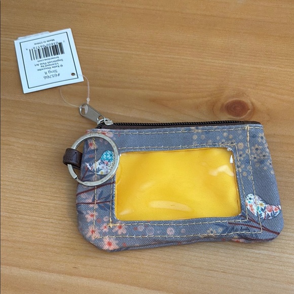 NATURAL LIFE Multicolor Bird Print Coin Purse - Picture 2 of 2